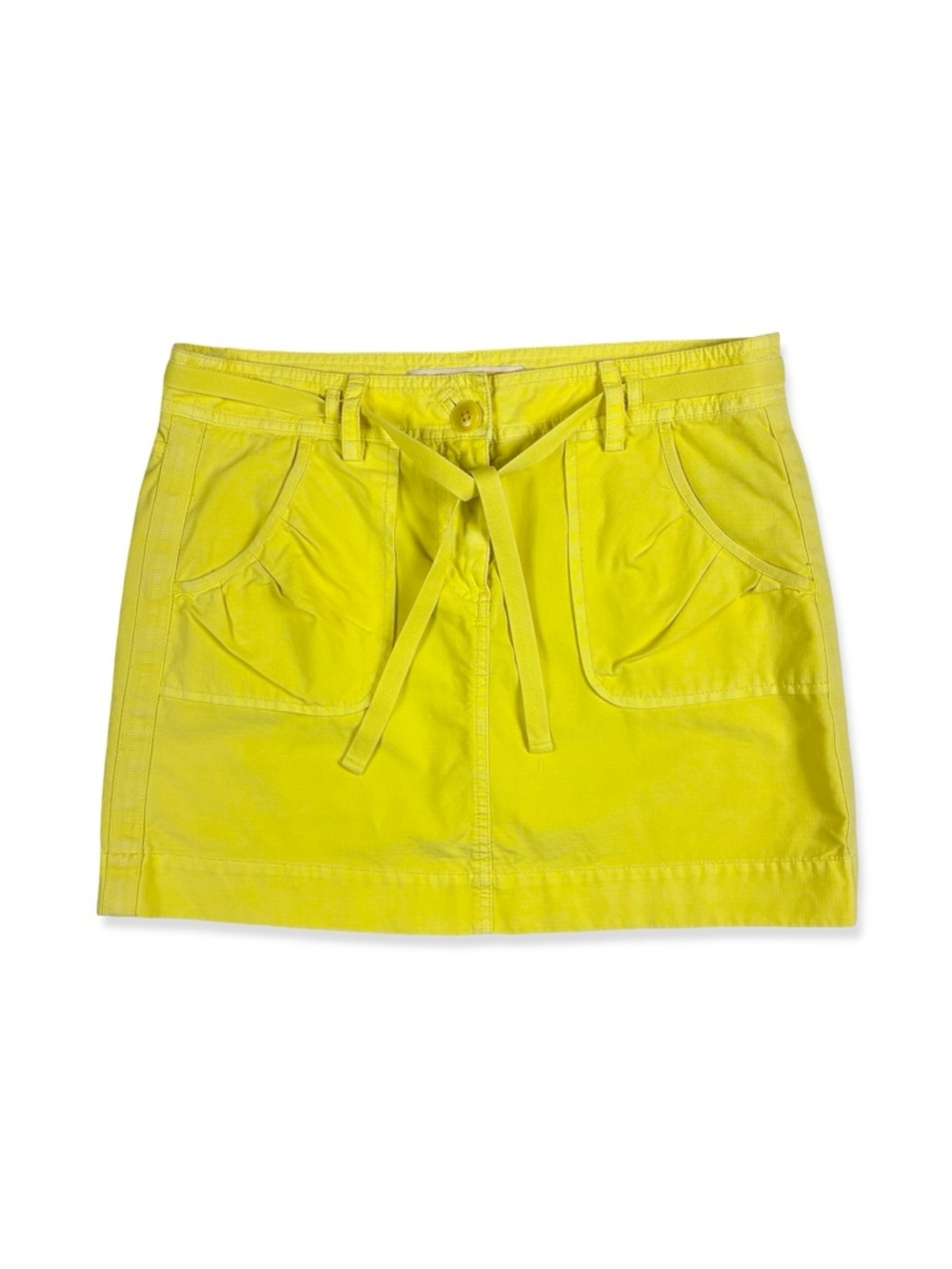 J.Crew Yellow Chino Classic Twill Skirt